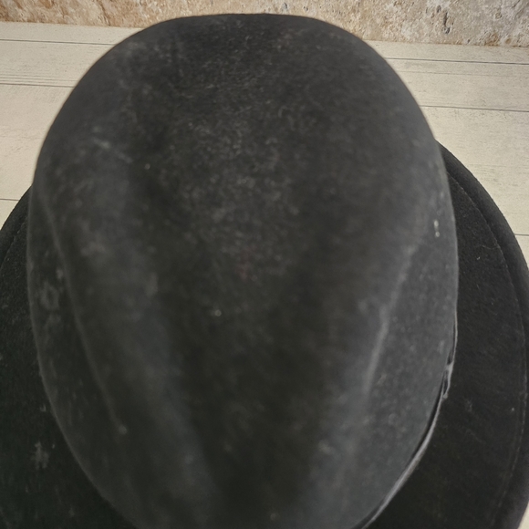 Broner Melodrama Lite Felt Packable Water Repellent Black Fedora Hat Size 8 - Picture 7 of 15